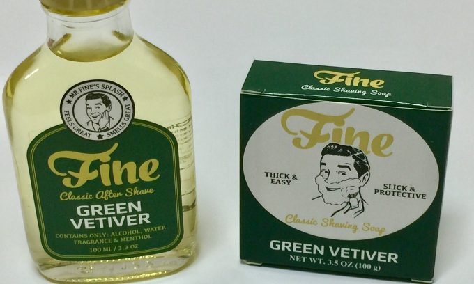 Fine Accoutrements: GREEN VETIVER シェービングソープ  アフターシェーブ | Shave and Grind